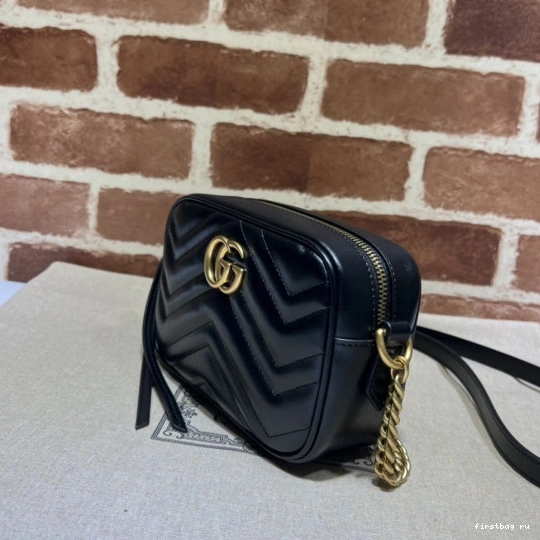 First bag ru GG Marmont shoulder mini GUCCI bag 0714